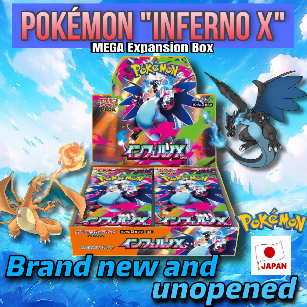 Pokmon Card Game MEGA Expansion Pack Inferno X BOX PokePokeJapan Pokmon Card Game MEGA Expansion Pack Inferno X BOX PokePokeJapan