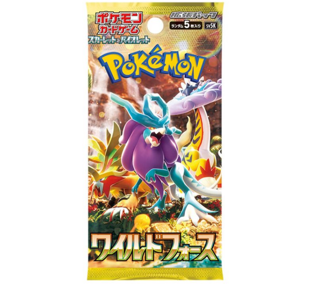 Pokemon Wild Force 5-pack set