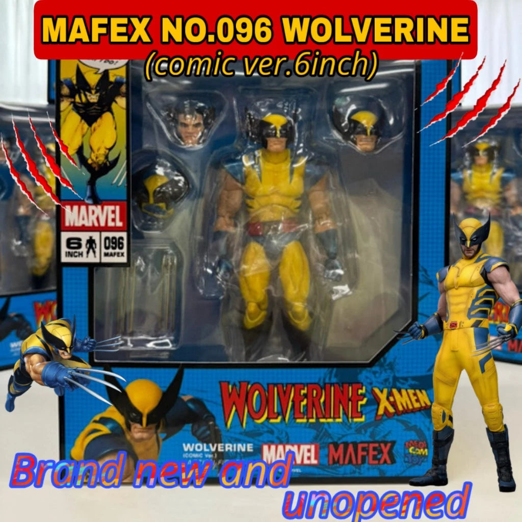 Mafex WOLVERINE (COMIC Ver.) X-MEN Action Figure No.096